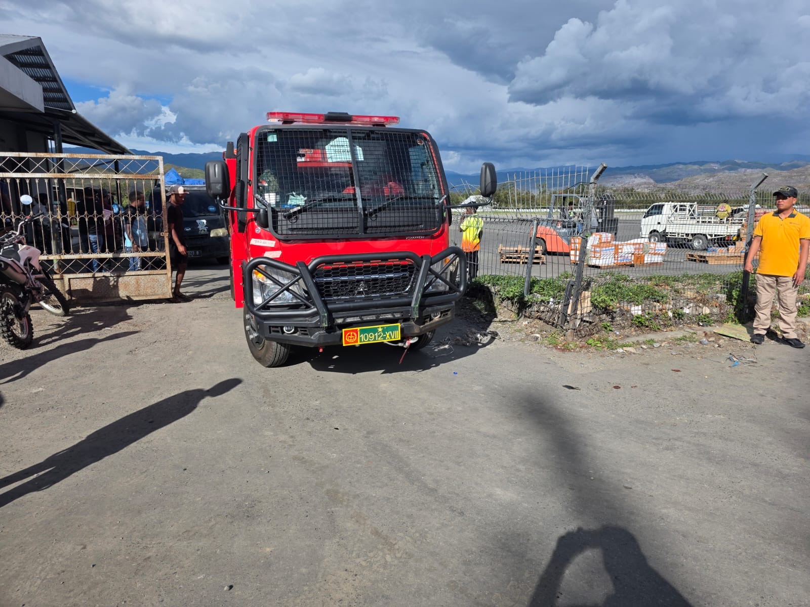Ransus Damkar Bantuan Kemhan RI Tiba di Wamena, Perkuat Kesiapsiagaan Kodim 1716/Tolikara